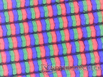 Матовая панель лишь немного зернистее, чем глянцевая или OLED