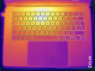 Испытание на прочность при воздействии поверхностных температур (вверху)