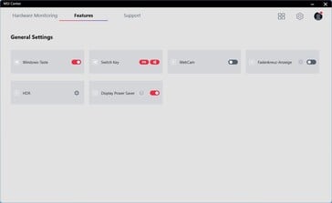 Общие настройки, переназначение клавиши Fn