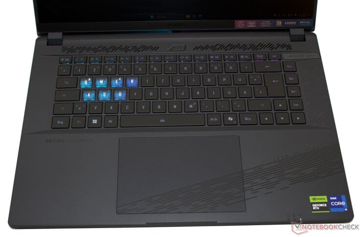 Клавиатура и тачпад Aorus 16X (2024)