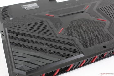 Стилизованная нижняя панель с множеством решеток и эстетических отметок