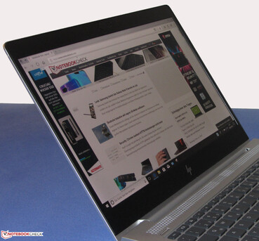 Без Sure View (снимок ноутбука HP Elitebook 840 G5)