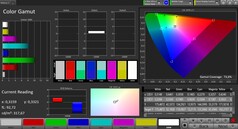CalMAN AdobeRGB color space – Натуральный