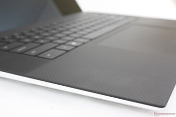 Знакомая карбоновая палуба, как у XPS 15 и XPS 13. Вариант в белом цвете недоступен