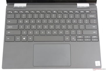 Раскладка практически такая же, как у XPS 13. Однозонная белая подсветка используется во всех конфигурациях