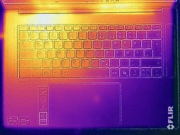 Испытание на прочность при воздействии поверхностных температур (вверху)