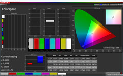 CalMAN: Colour Space – Натуральный, sRGB