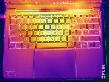 Испытание на прочность при воздействии поверхностных температур (вверху)