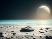 Изображение, показывающее океан и планету в космосе. (Источник изображения: Kyraxys - Pixabay)