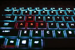Индивидуальная RGB-подсветка позволяет задавать цвет любой из клавиш