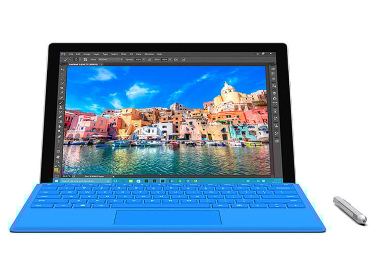 В обзоре: Microsoft Surface Pro 4 (Core i5, 128 ГБ). Планшет предоставлен для тестирования магазином Notebooksbilliger.