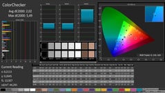 CalMAN: ColorChecker (наш профиль)