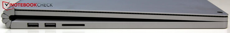 Левая сторона: 2x USB Type-A (3.1 Gen. 2), картридер