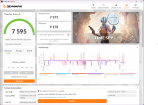 Time Spy, питание от батареи